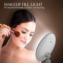 Load image into Gallery viewer, 10x Magnifying LED Lighted Makeup Mirror